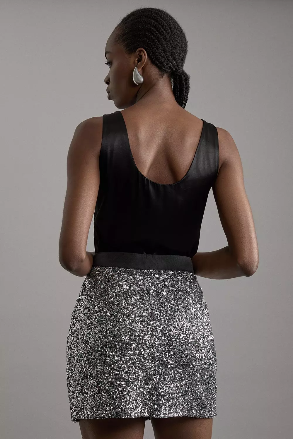 Karen millen wrap mini skirt deals
